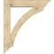 Ekena Millwork Thorton Traditional Rough Sawn Bracket w/ Offset Brace, Douglas Fir, 8"W x 42"D x 48"H BKT0806X42X48THR01RDF - alternate 2